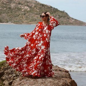 H&M Dresses Nwt Johanna Ortiz X Hm Voluminous Satin Dress